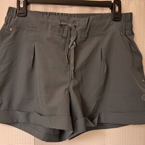 Mondetta Women's Slate Gray Drawstring Athletic Shorts